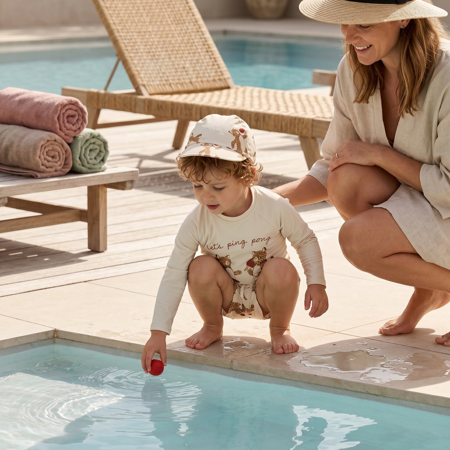 Leo Boys Dinosaur Print Swimsuit
