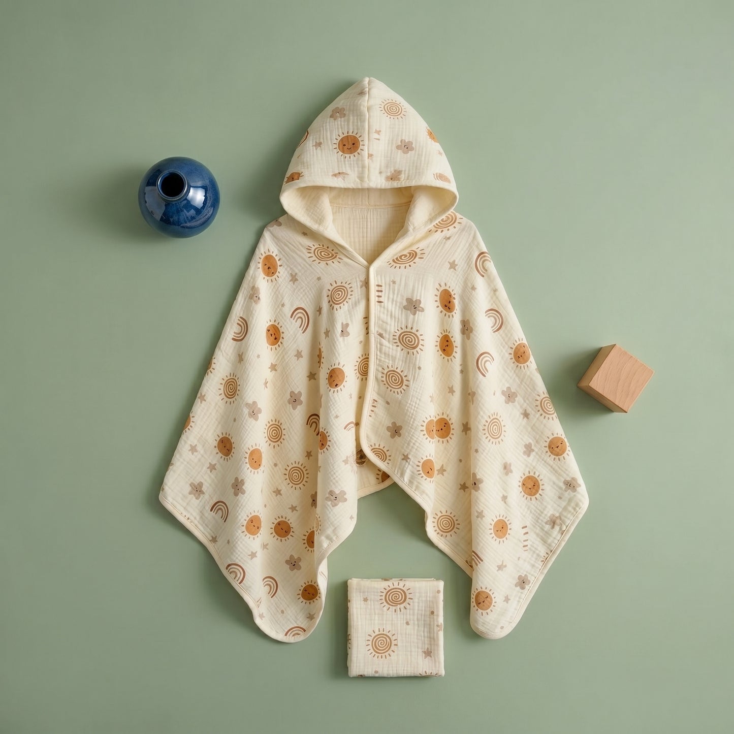Bo Hooded Baby Bath Towel