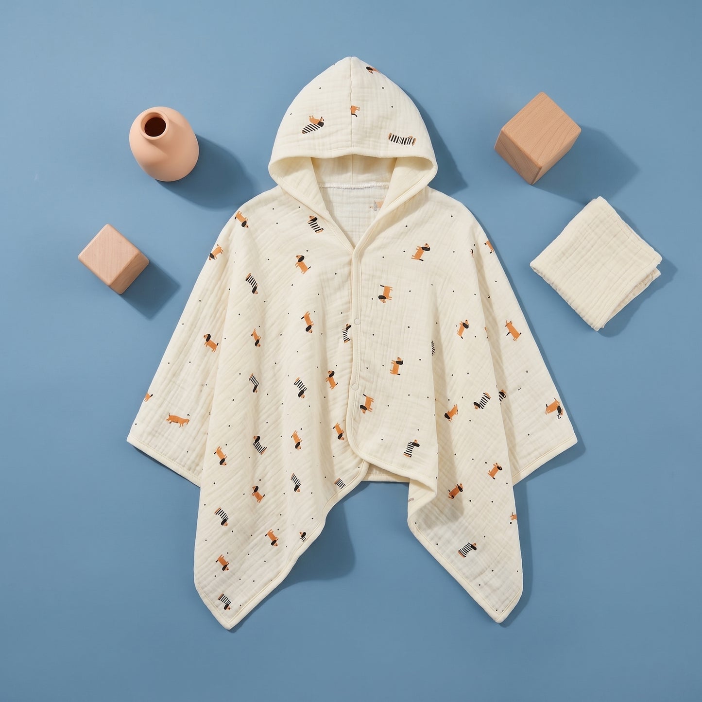 Bo Hooded Baby Bath Towel