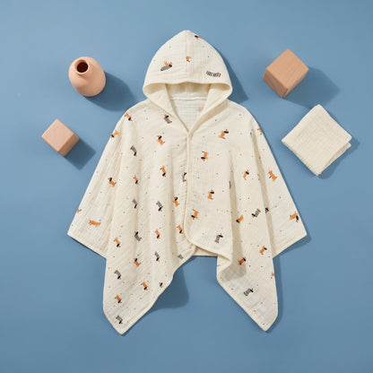 Bo Hooded Baby Bath Towel