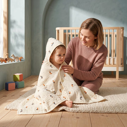 Bo Hooded Baby Bath Towel
