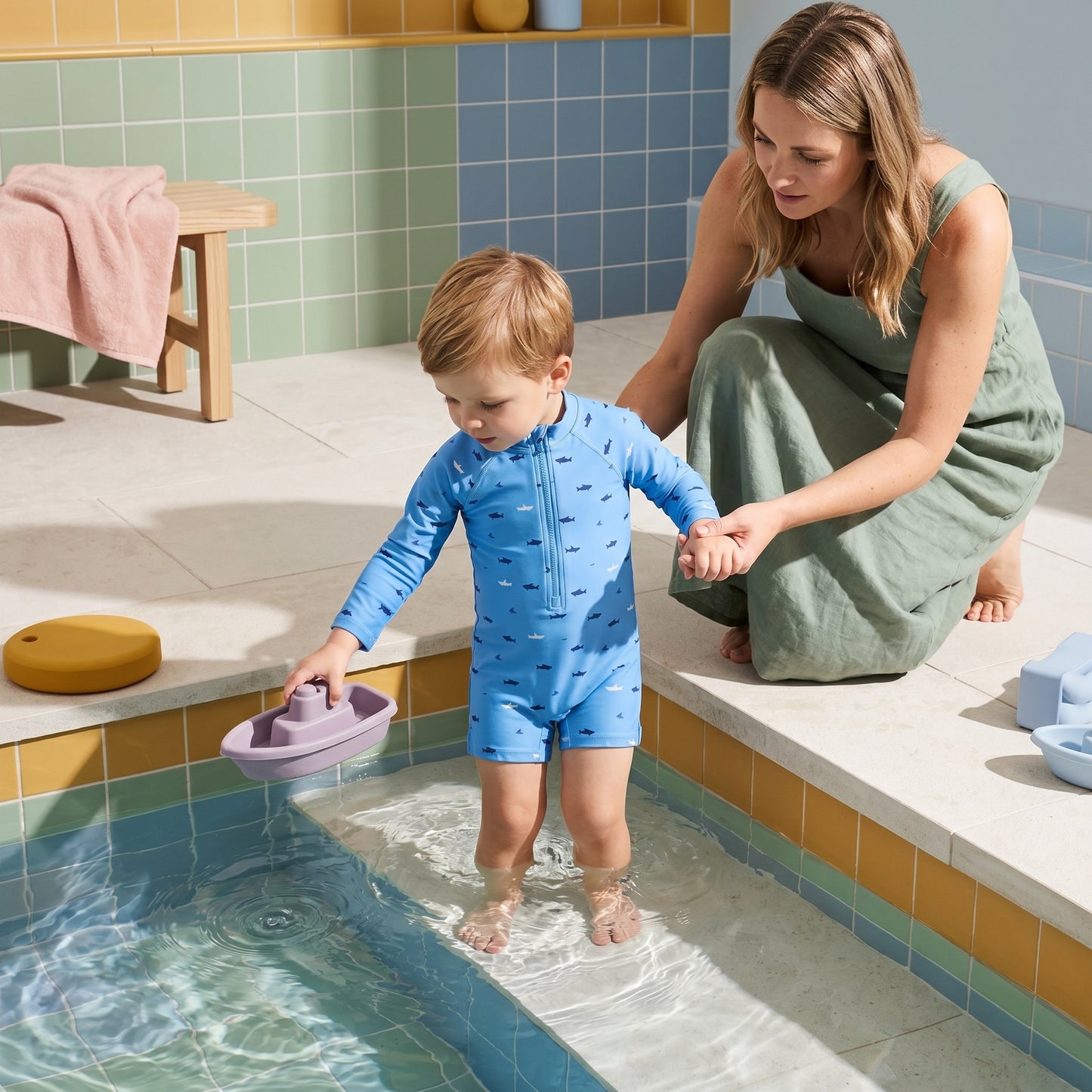 Finn Boys Long Sleeve Sun Protection Swimsuit