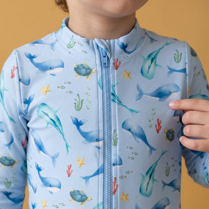 Finn Boys Long Sleeve Sun Protection Swimsuit