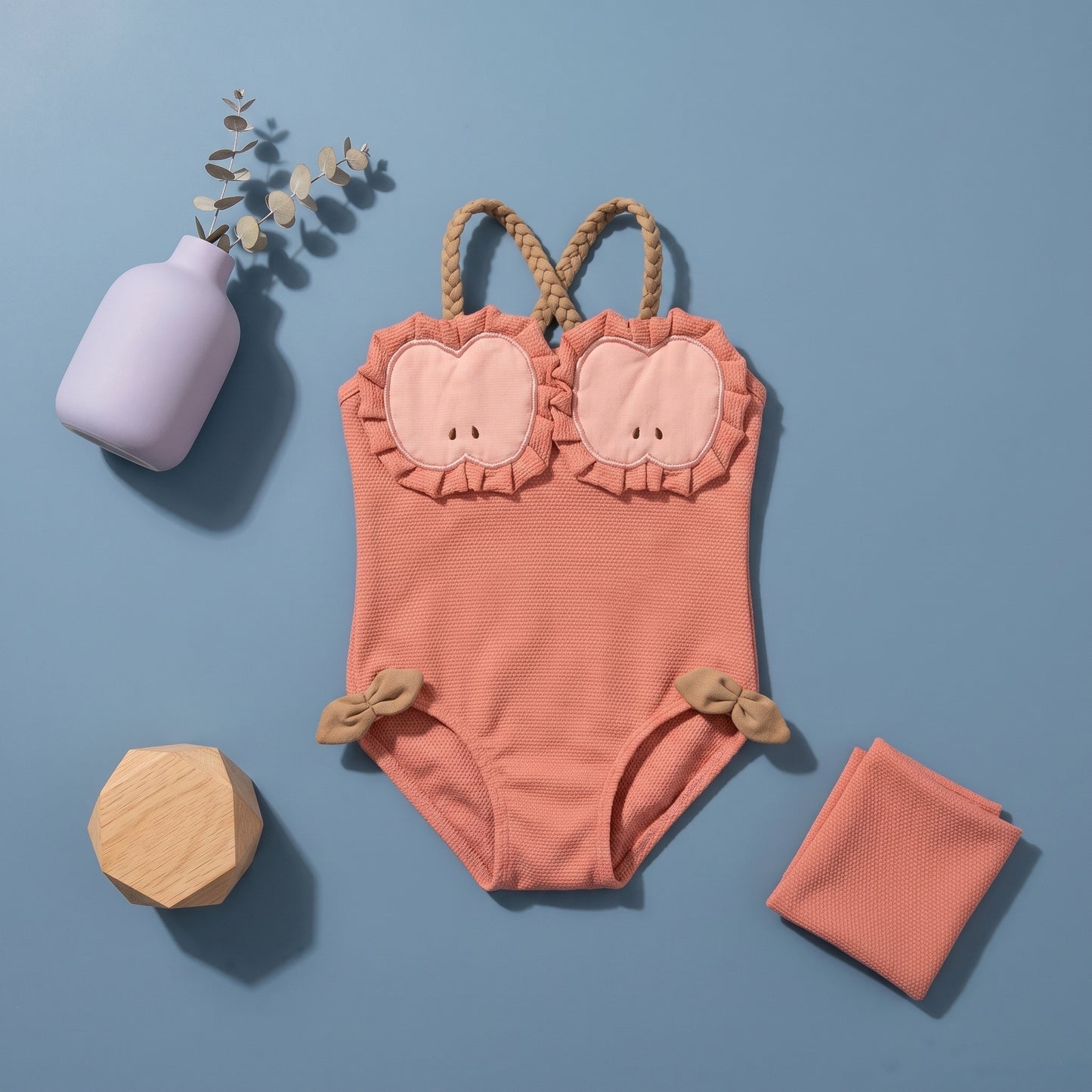 Poppy Fruit Print Girls Swimsuit