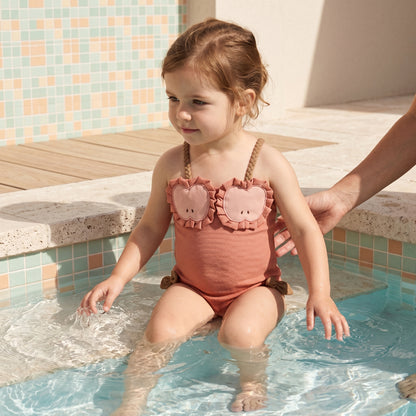 Poppy Fruit Print Girls Swimsuit