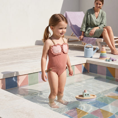 Poppy Fruit Print Girls Swimsuit