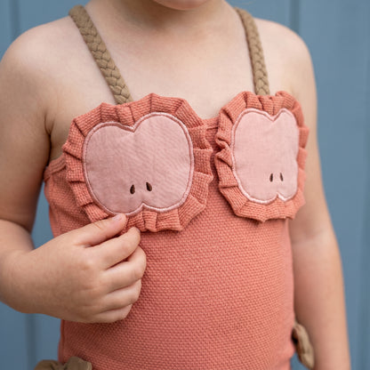 Poppy Fruit Print Girls Swimsuit