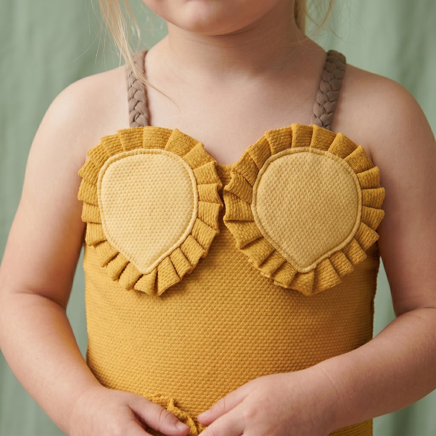 Poppy Fruit Print Girls Swimsuit