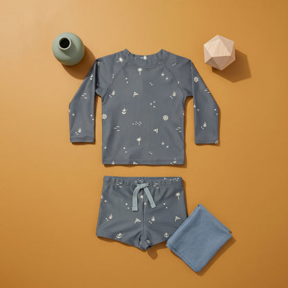Noah Boys Long Sleeve Two Piece Swimsuit