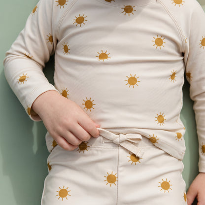 Noah Boys Long Sleeve Two Piece Swimsuit
