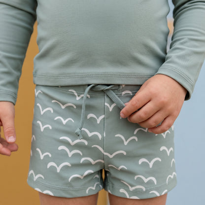 Noah Boys Long Sleeve Two Piece Swimsuit