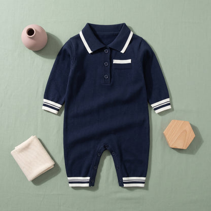 Jasper Classic Cotton Baby Boy Romper