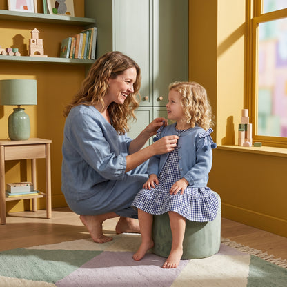 Margot Baby Blue Cardigan and Dress Set