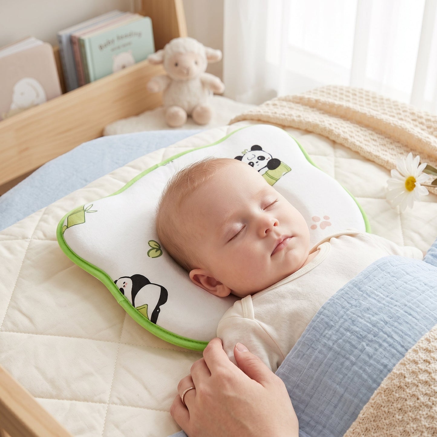Memory Foam Flat Head Baby Pillow