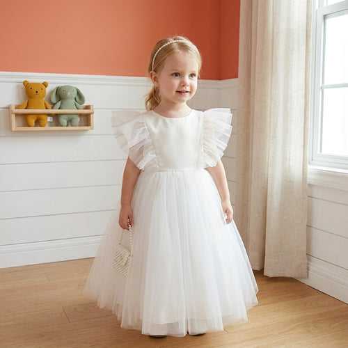 Aria Flower Girl Tulle Dress