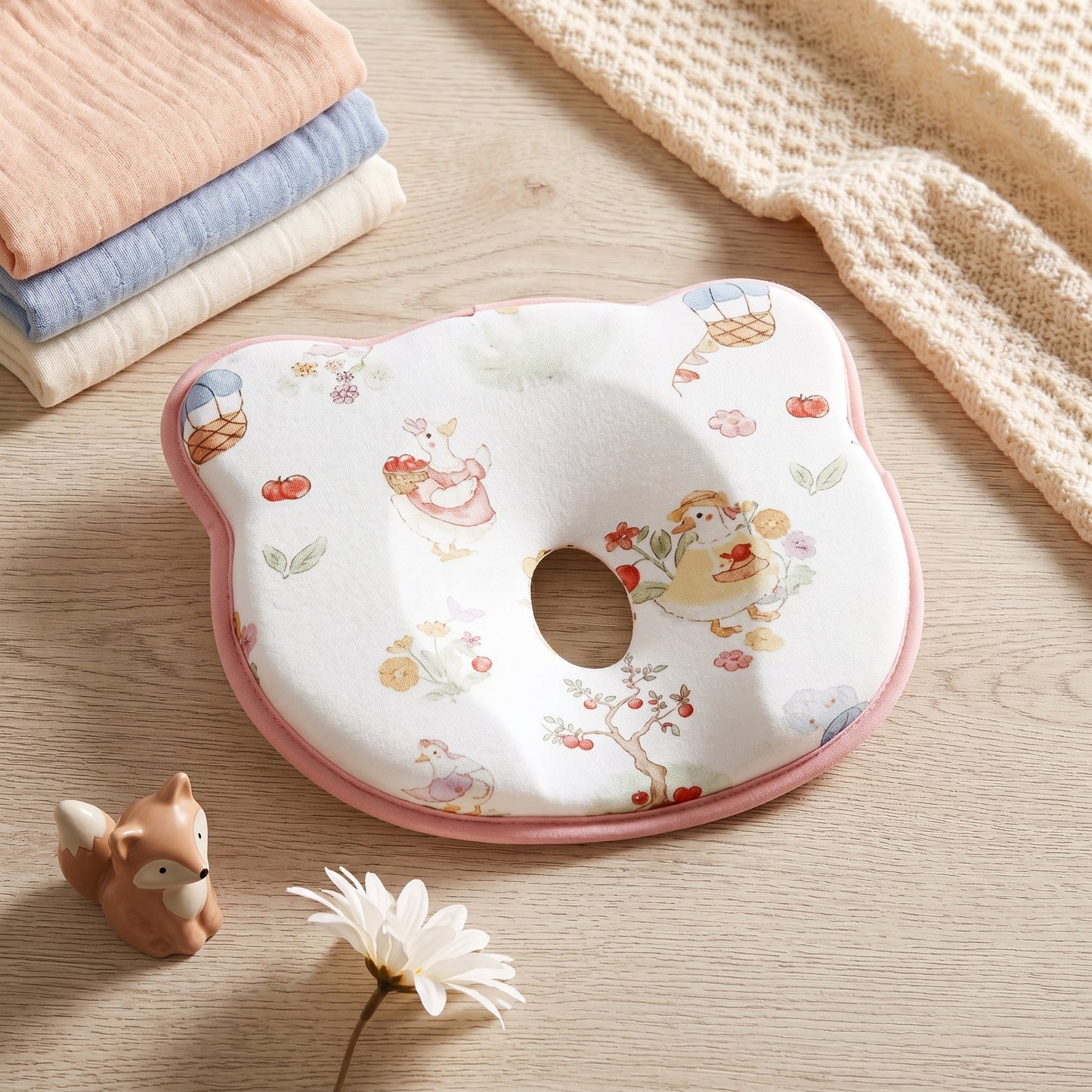 Memory Foam Flat Head Baby Pillow