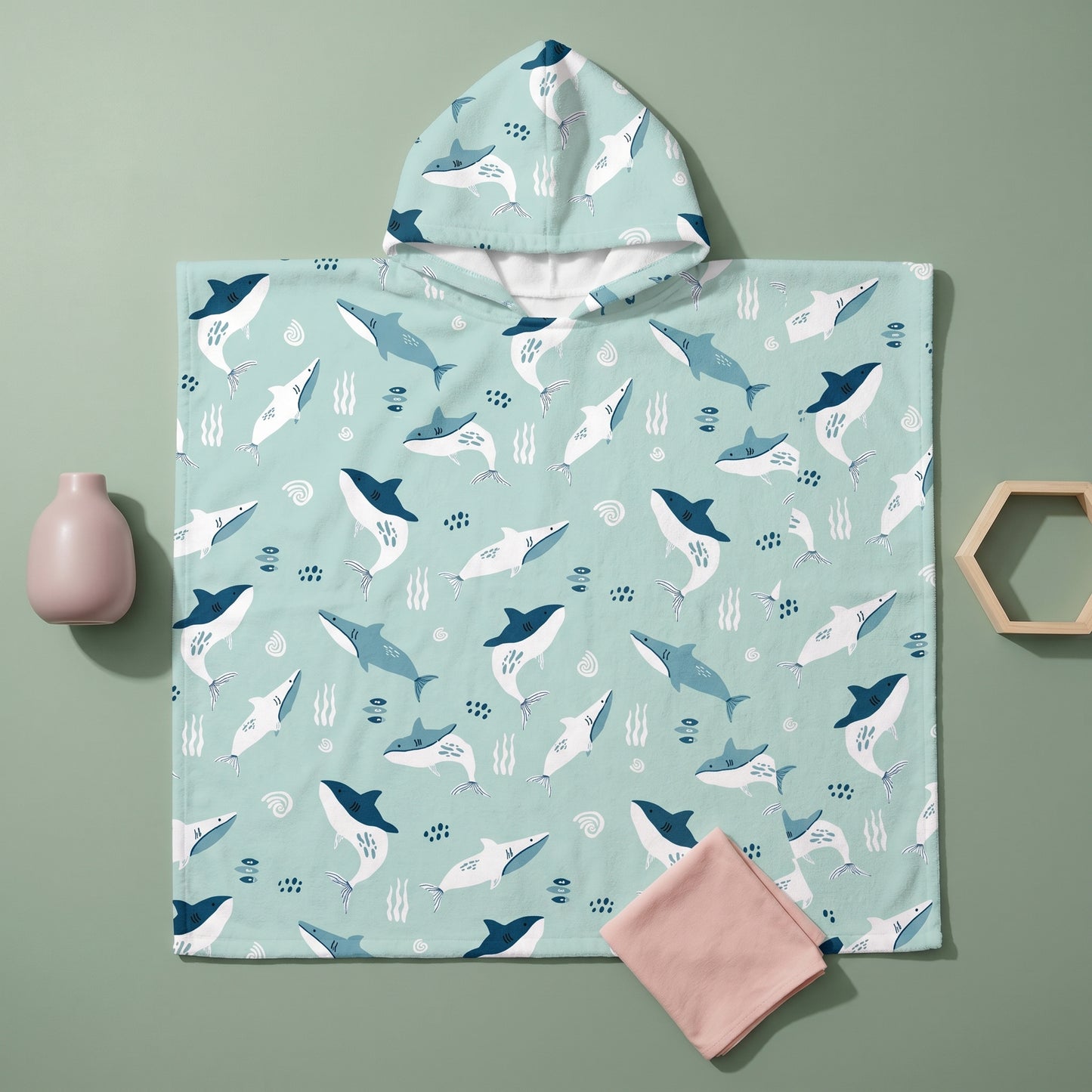 Sky Kids Hooded Cape Bath Towel