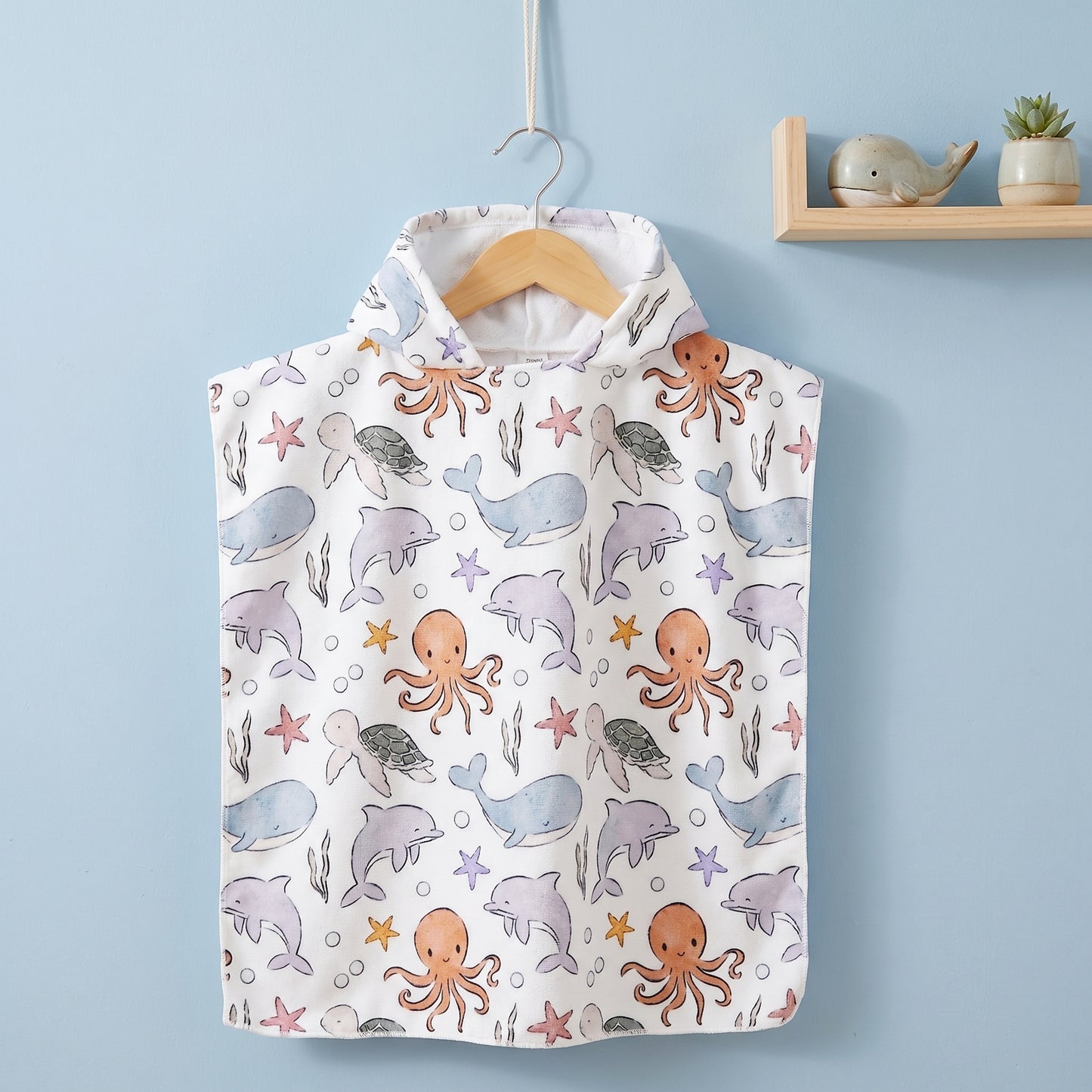 Sky Kids Hooded Cape Bath Towel