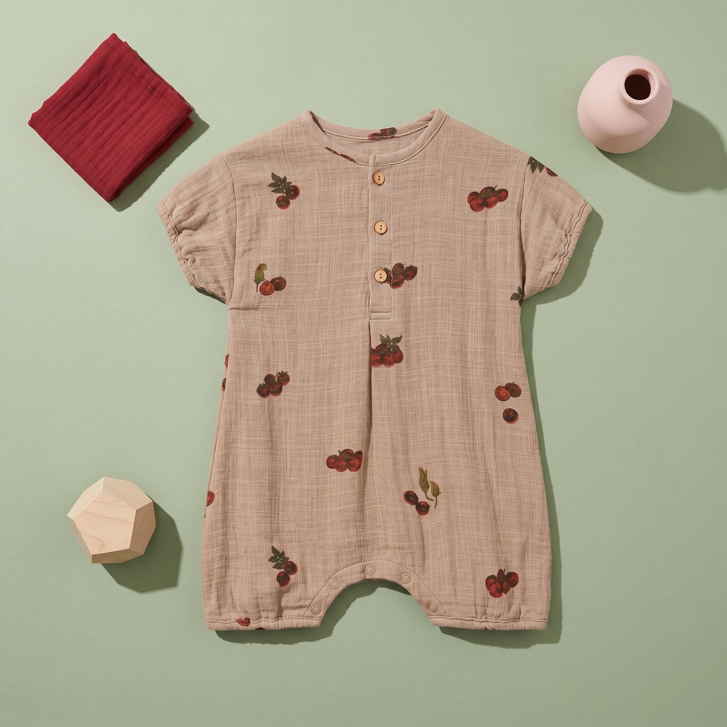 Theo Baby Short Sleeve Romper