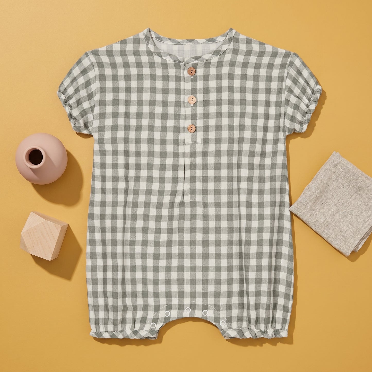 Theo Baby Short Sleeve Romper