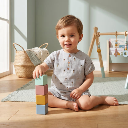 Theo Baby Short Sleeve Romper