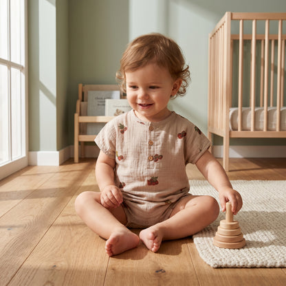Theo Baby Short Sleeve Romper