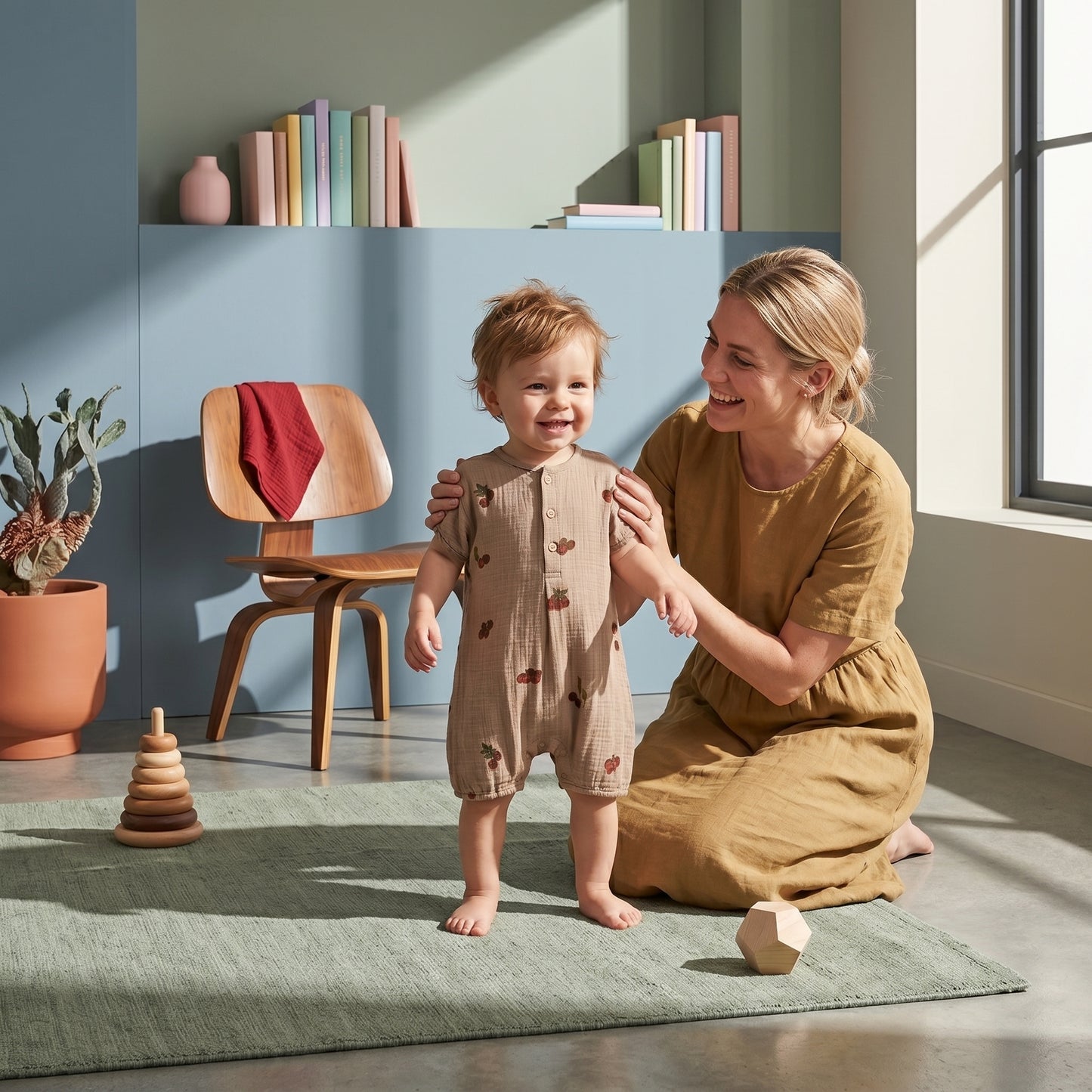 Theo Baby Short Sleeve Romper
