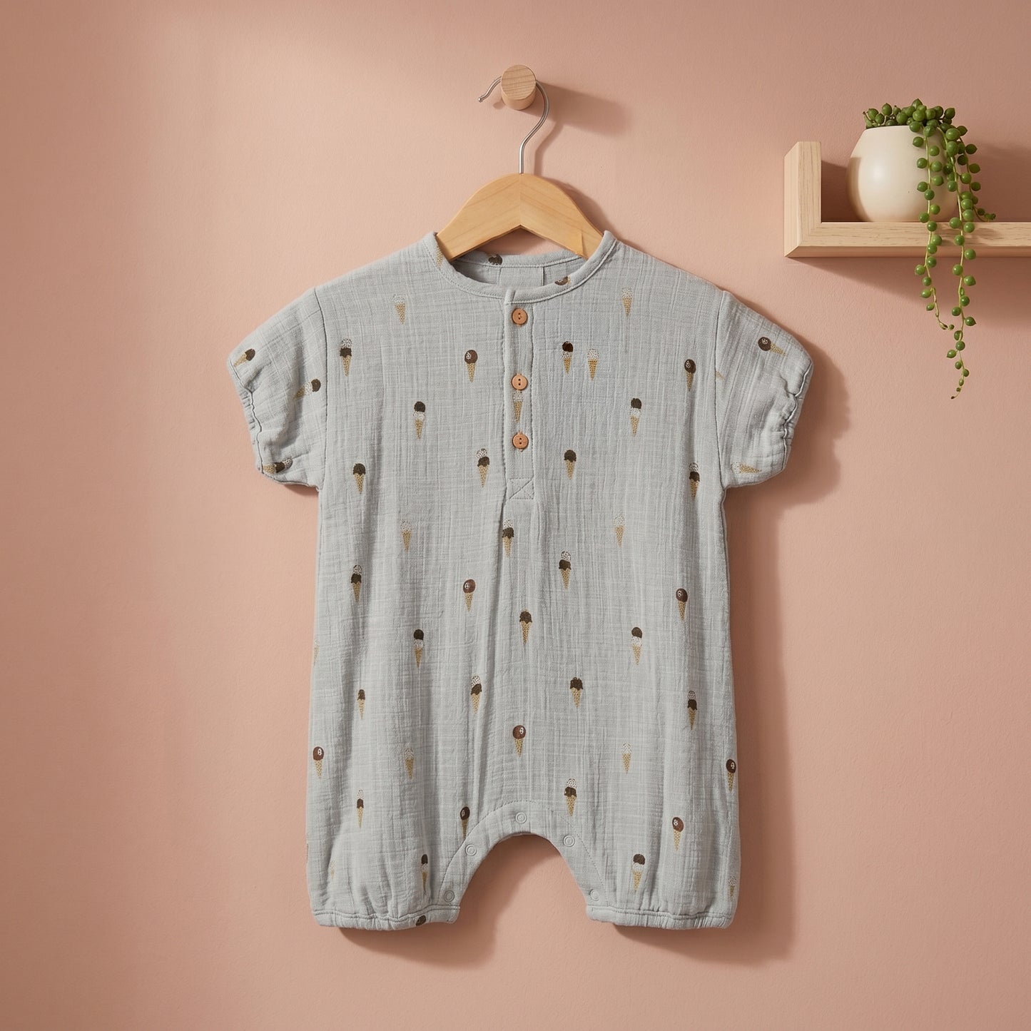 Theo Baby Short Sleeve Romper