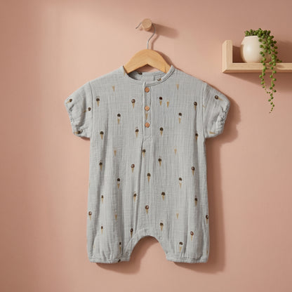 Theo Baby Short Sleeve Romper