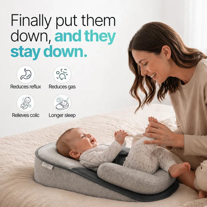 Raised Newborn Positioning Bed Anti-Reflux