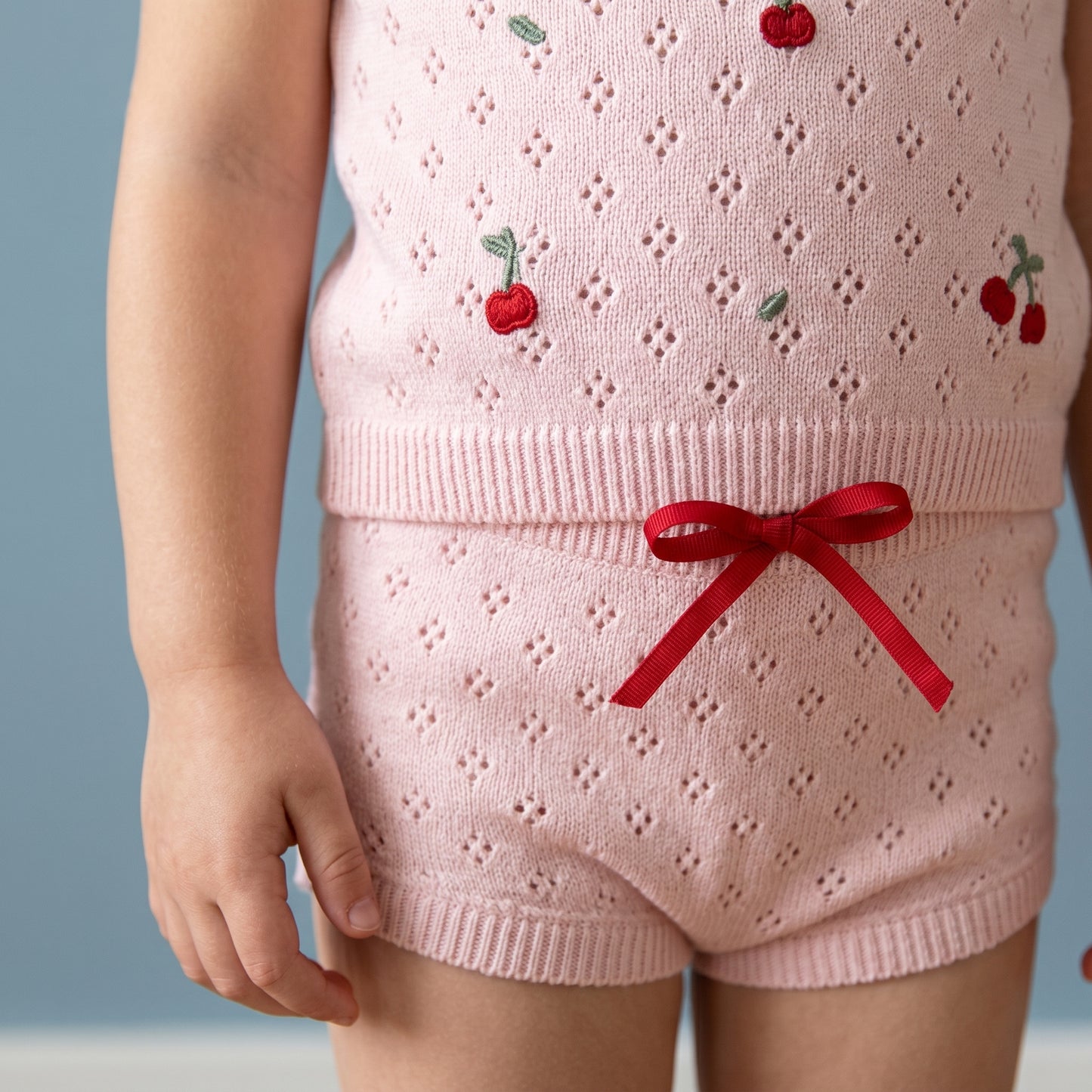 Milo Knit Vest and Shorts Baby Set