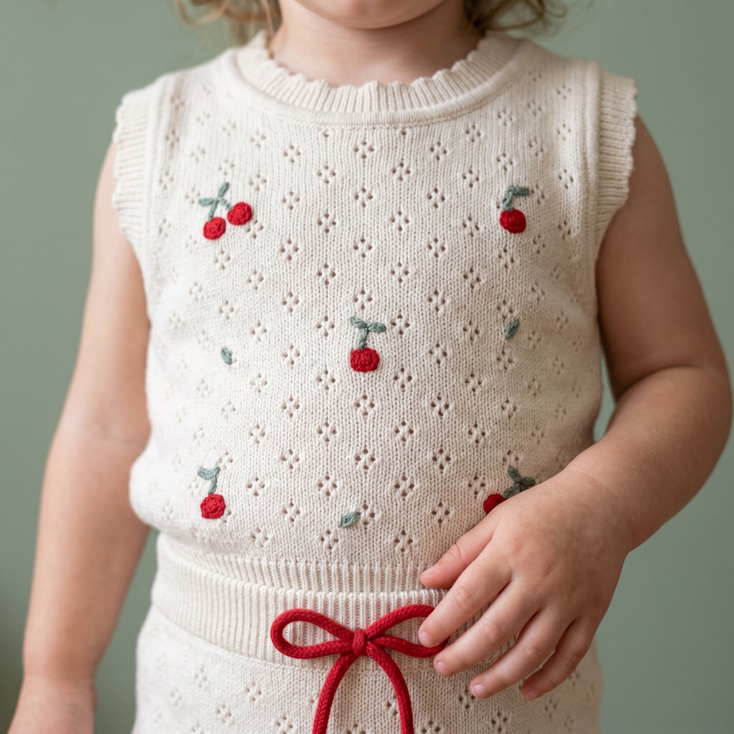 Milo Knit Vest and Shorts Baby Set