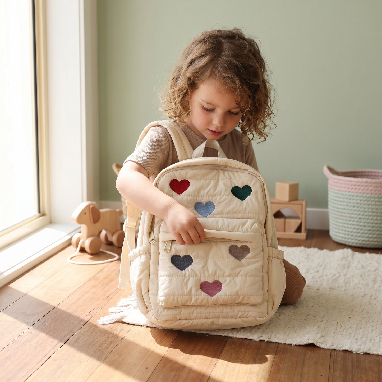 Ollie Kids Waterproof School Backpack