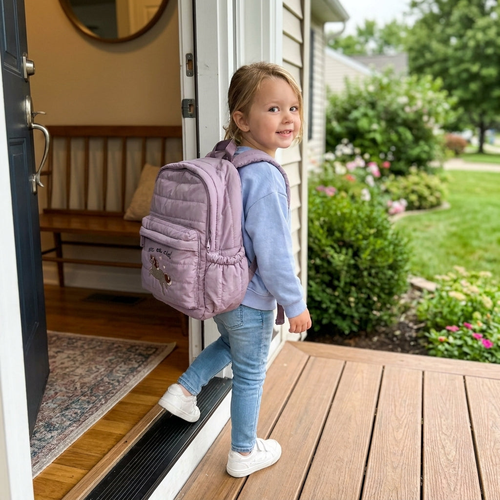 Ollie Kids Waterproof School Backpack