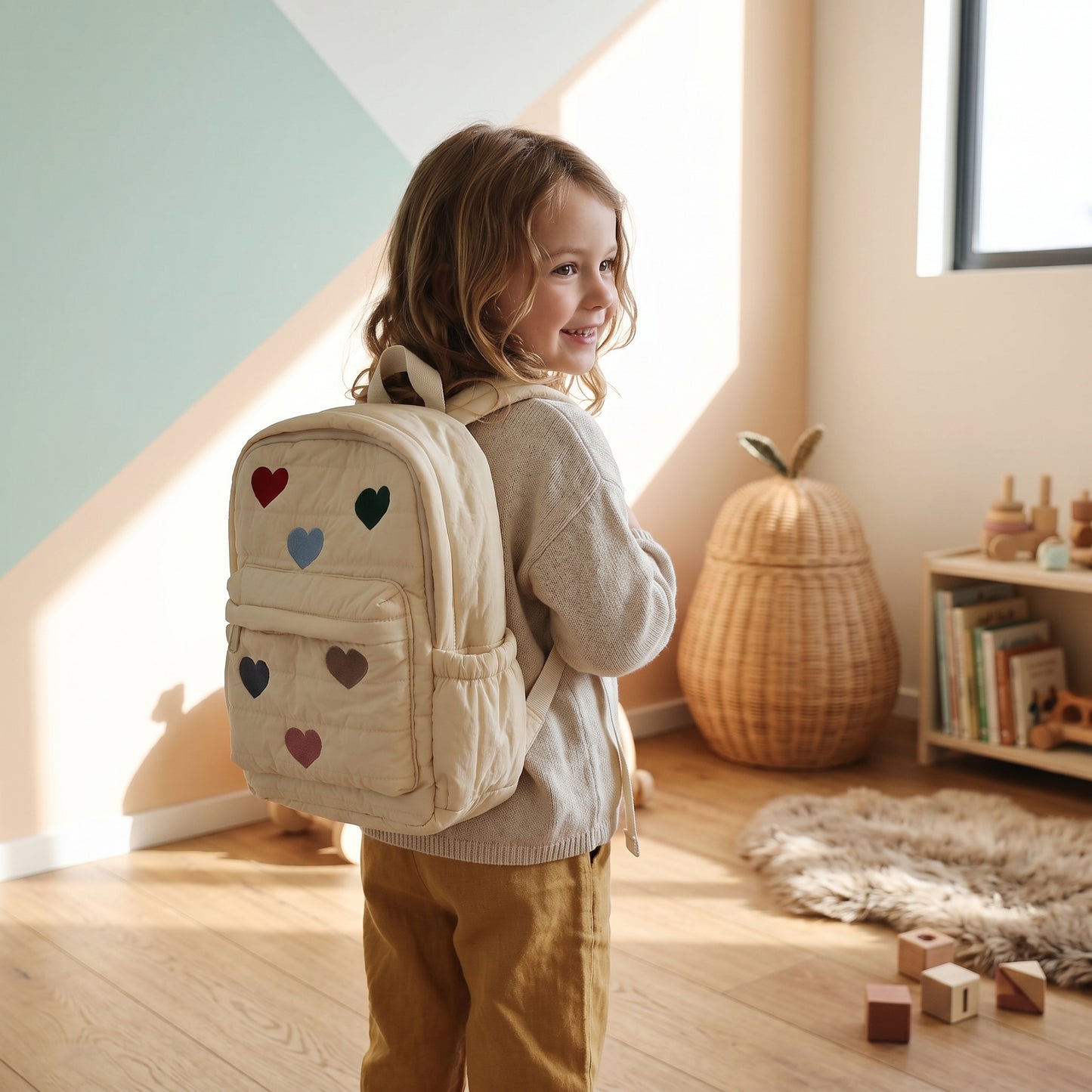 Ollie Kids Waterproof School Backpack