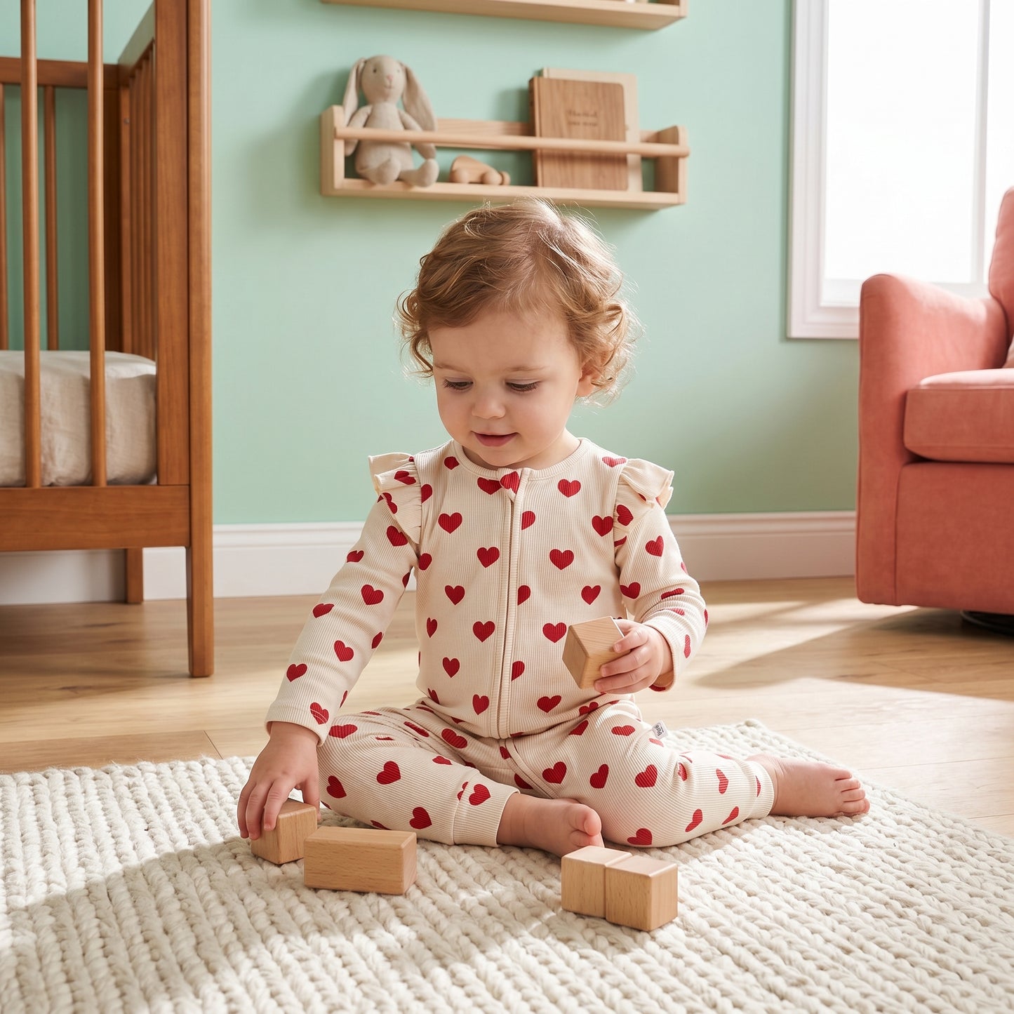 Posy Cotton Baby Romper