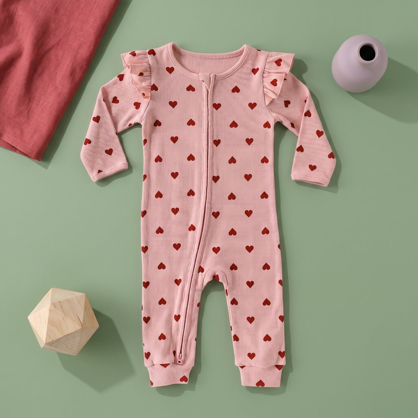 Posy Cotton Baby Romper