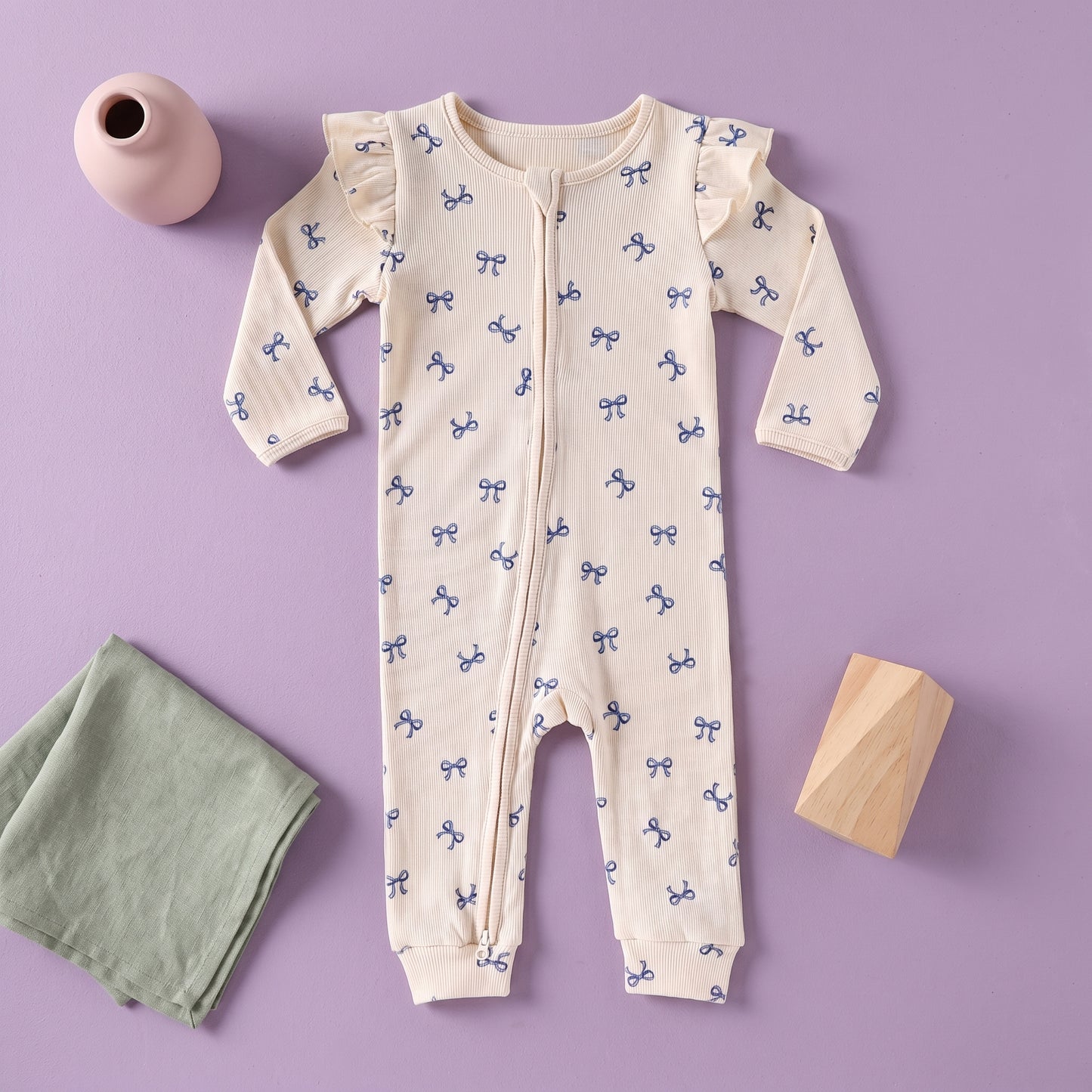 Posy Cotton Baby Romper