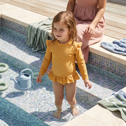 Juniper Girls Floral Sun Protection Swimsuit