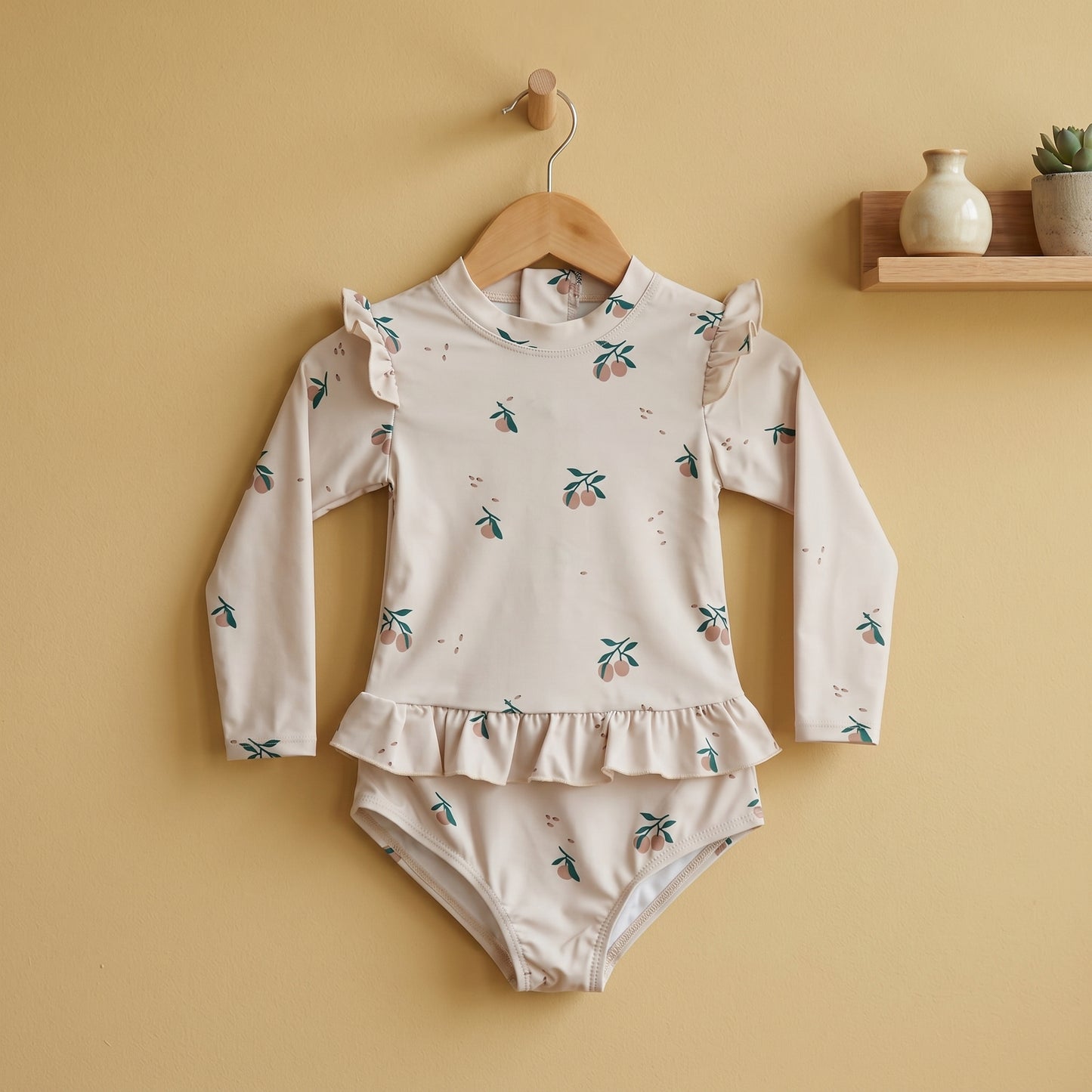 Juniper Girls Floral Sun Protection Swimsuit