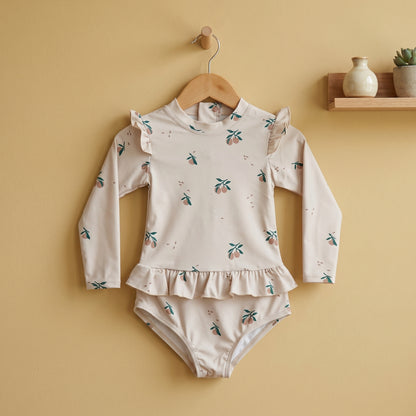 Juniper Girls Floral Sun Protection Swimsuit