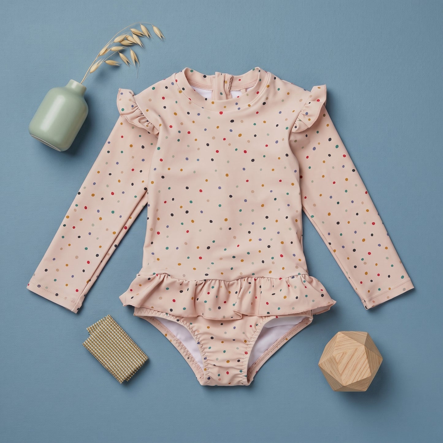 Juniper Girls Floral Sun Protection Swimsuit