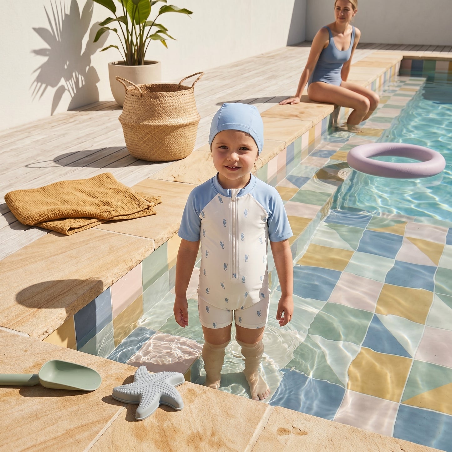 Sunny Matching Sibling Seahorse Swimsuit
