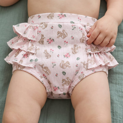 Pearl Ruffle Romper Baby Girls Set