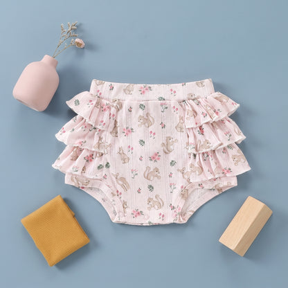 Pearl Ruffle Romper Baby Girls Set