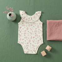 Blush Squirrel Blossom Flutter Bodysuit