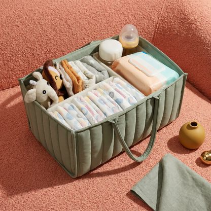 Cotton Nappy Caddy Storage Basket
