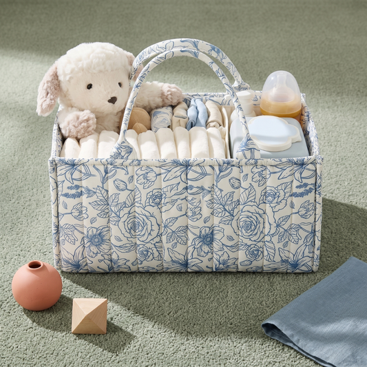 Cotton Nappy Caddy Storage Basket