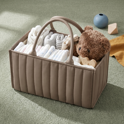 Cotton Nappy Caddy Storage Basket