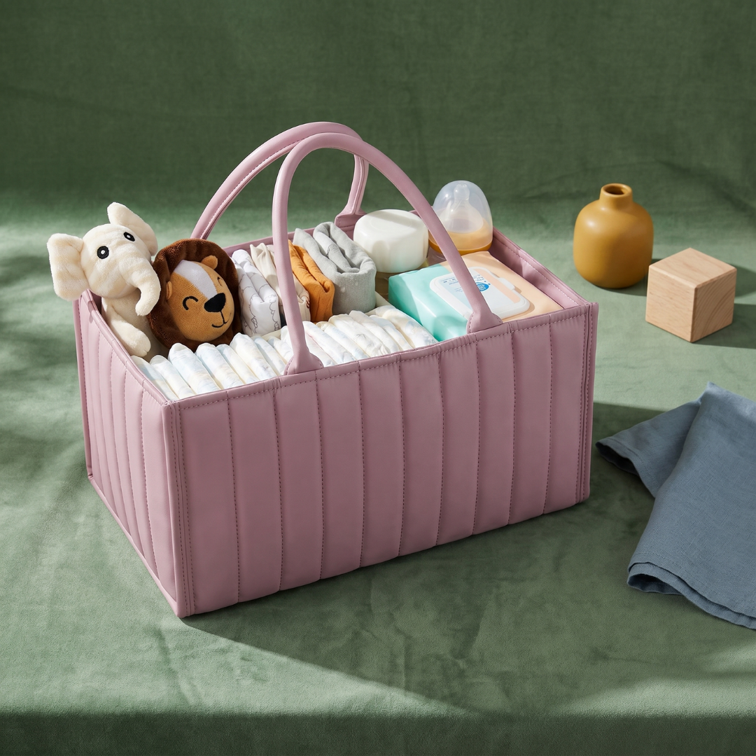 Cotton Nappy Caddy Storage Basket